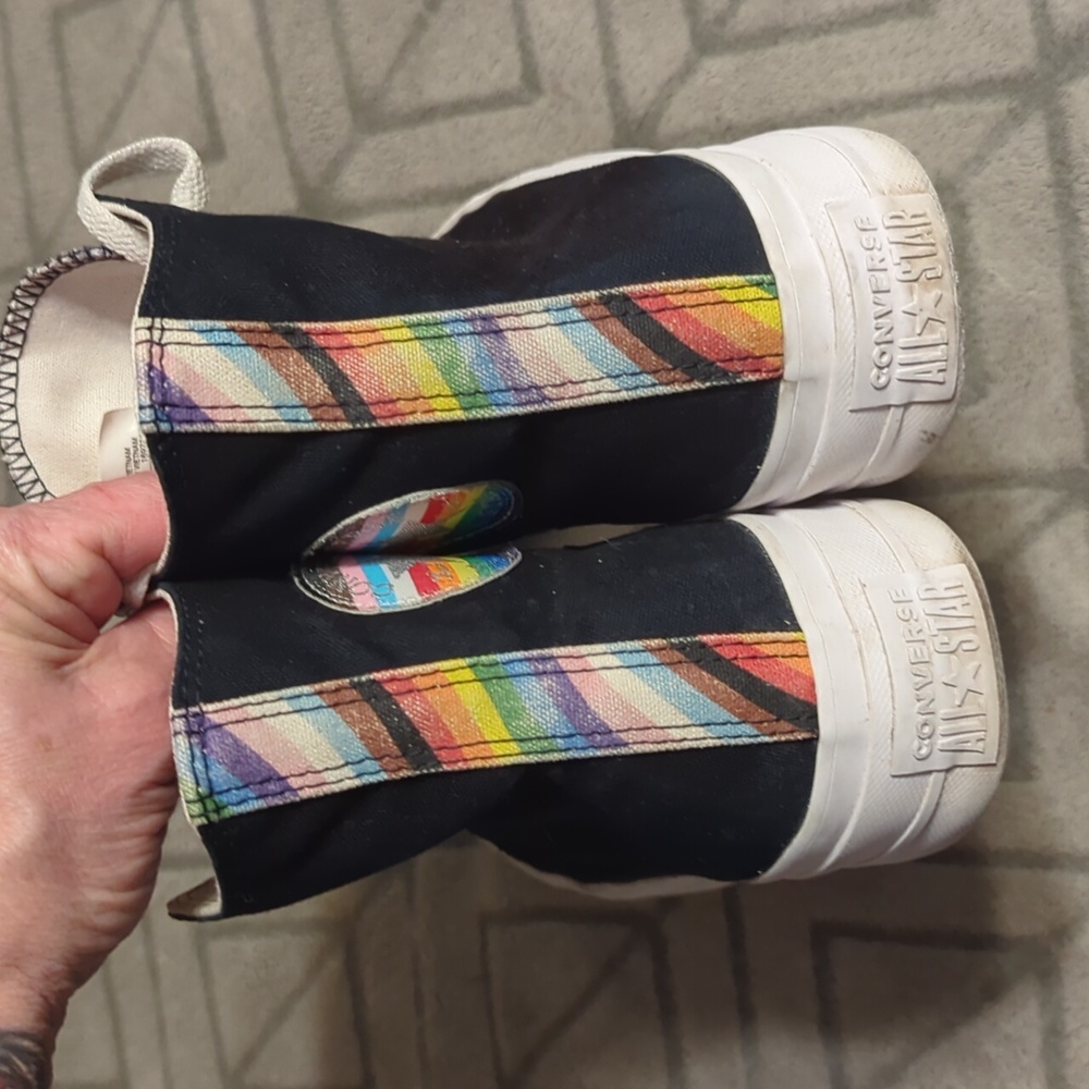 Custom platform Pride Converse All Star High-Top … - image 8
